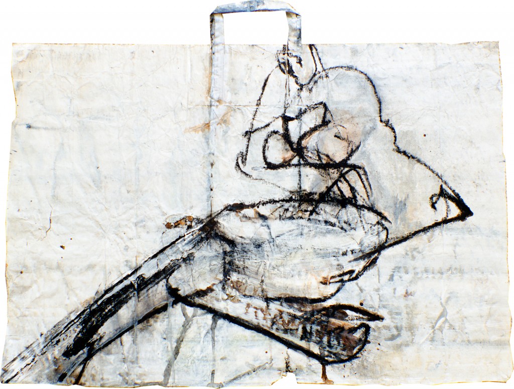 2007, Mischtechnik auf Papier, 44 x 67 cm