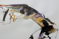 2023, Farbstift und Tusche auf Papier, 29 x 42 cm